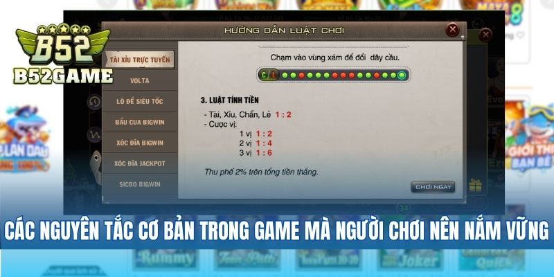 Các nguyên tắc cơ bản trong game mà người chơi nên nắm vững